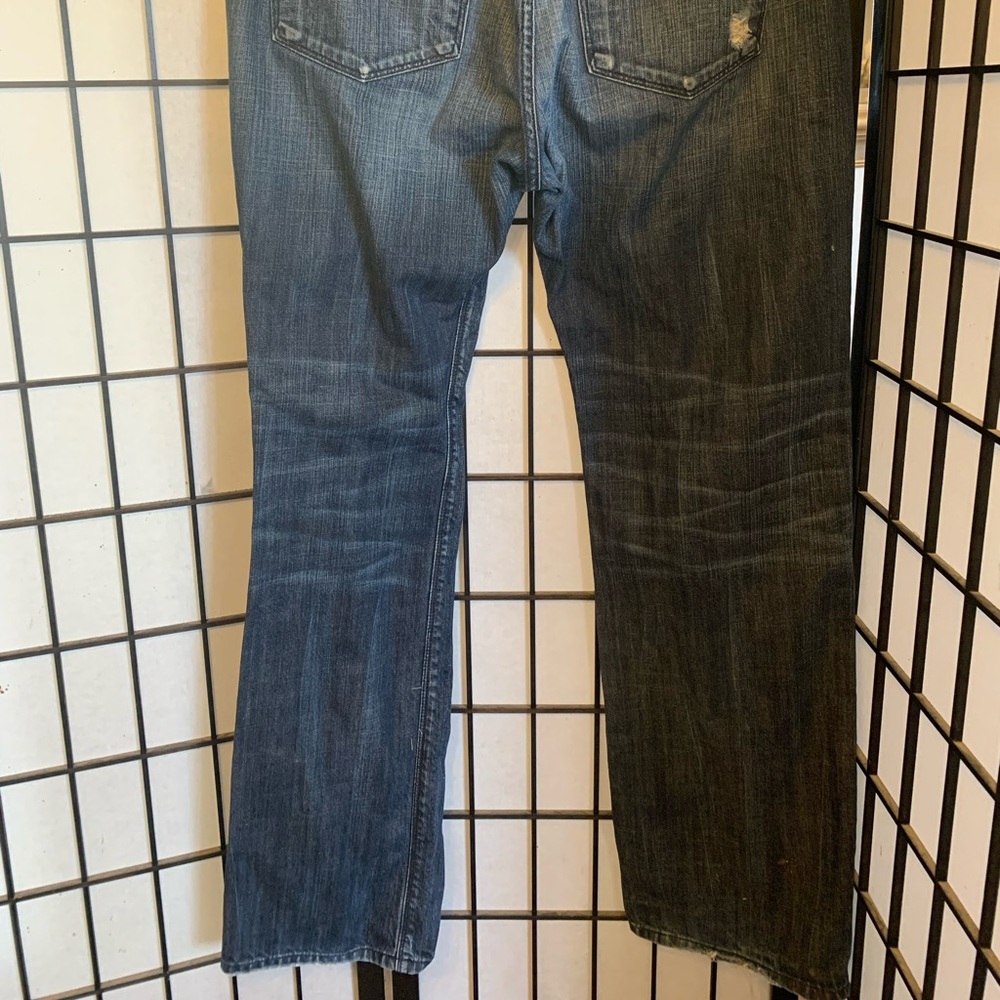 EUC Postage Men's Distressed Blue Denim Jeans size 38 Waist - Picture 5 of 11